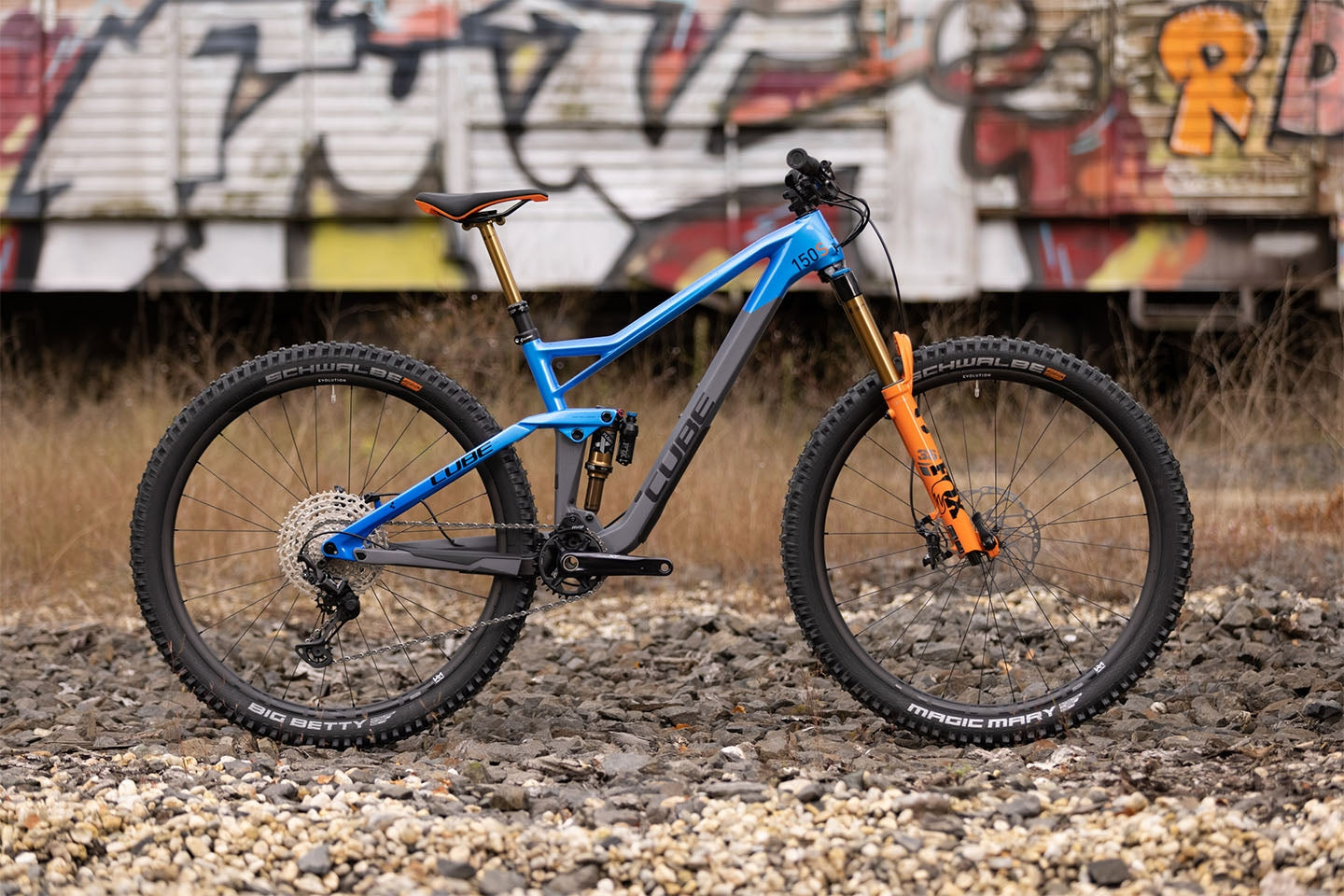 Bicicleta de montaña CUBE Stereo 150 C:62 SL Actionteam 2022 / Fox 36 Float Factory FIT GRIP2 160 mm / Fox Float X Factory